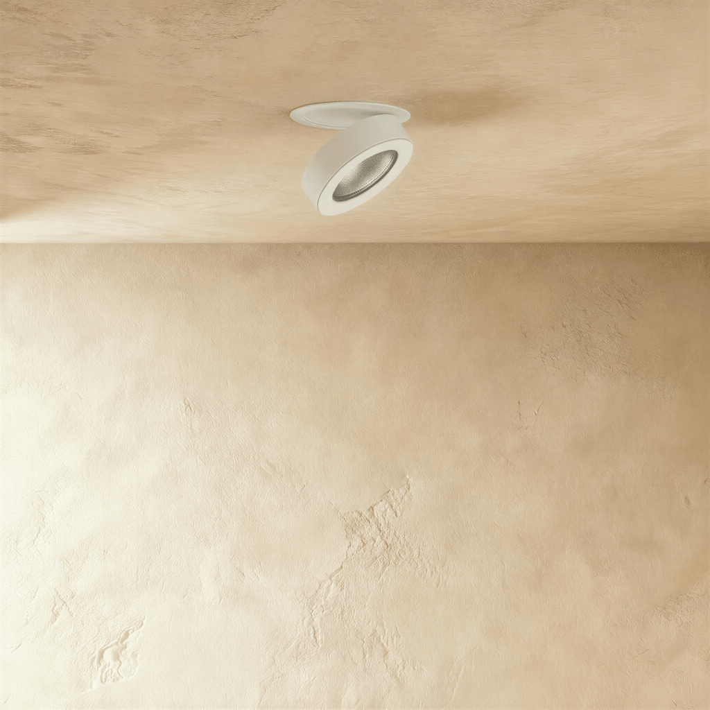 LumenSphere 360 roterande aluminium downlight för mångsidig spotbelysning