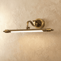 Luz de Parede Retro Copperlume com Base Ornamental e Detalhes Estriados