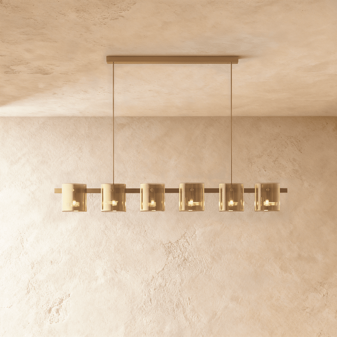 Křišťálový lustr LuminaRing s čirým sklem pro glamour obývací pokoj  
