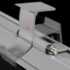 LumaWave Applique LED da parete in alluminio dimmerabile per pareti esterne