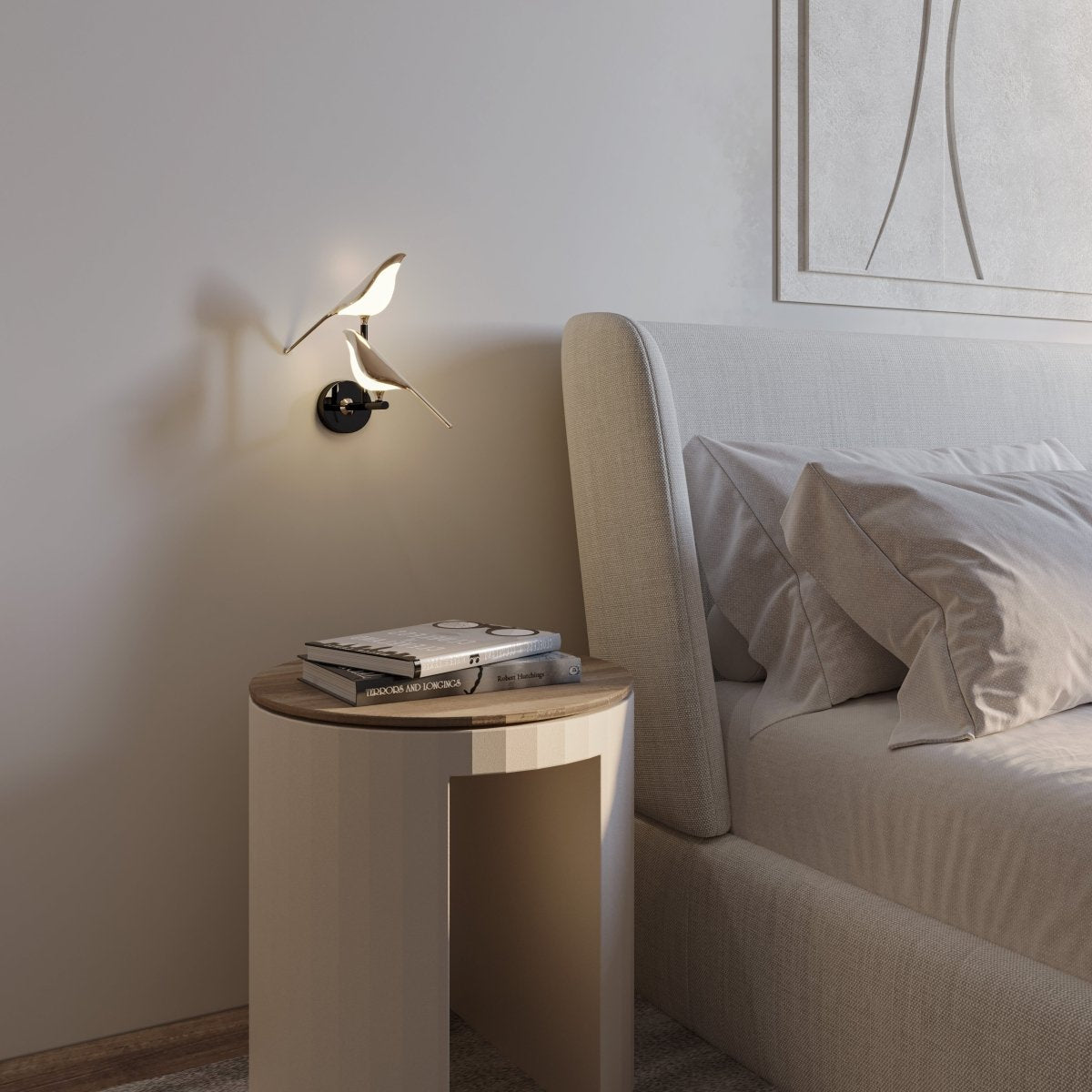 AviaryGlow Fuglelys Vegglampe Gir Varm Omgivelsesbelysning