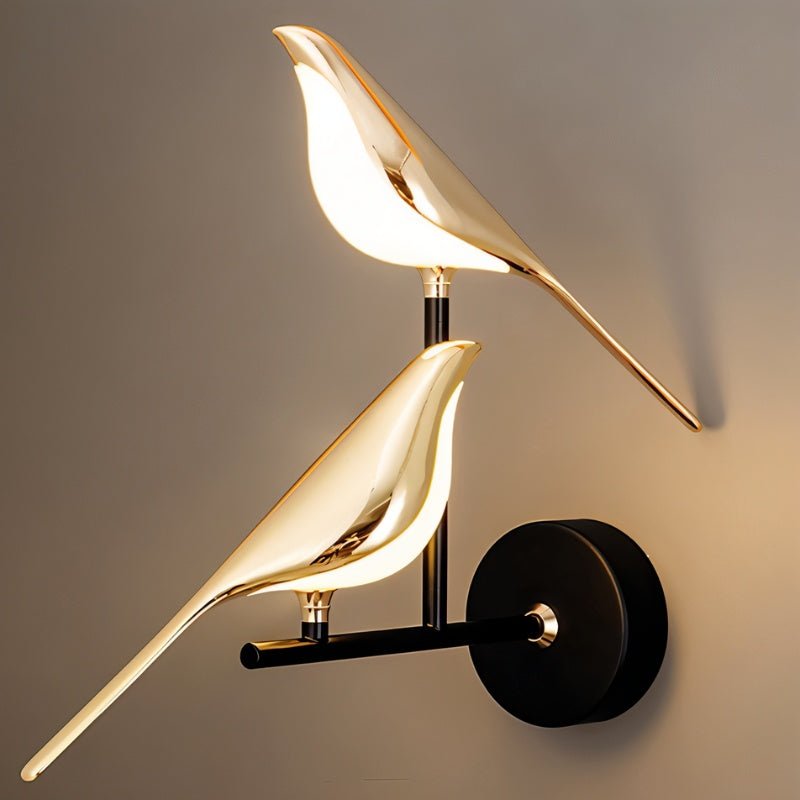 AviaryGlow Fuglelys Vegglampe Gir Varm Omgivelsesbelysning