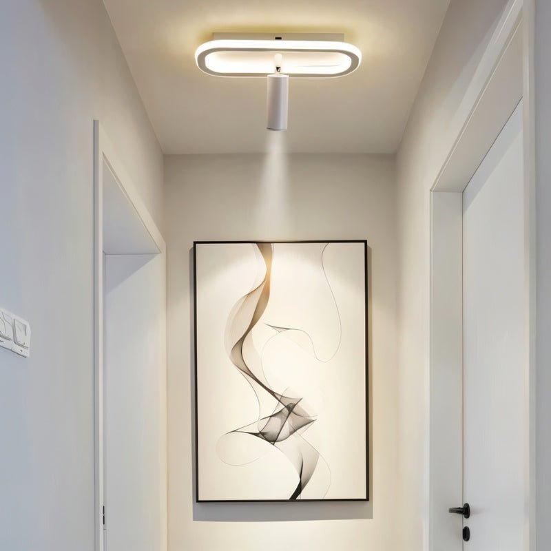 LumaRect Pendant Downlight Minimalist Geometric Ceiling Light For Ambient Lighting