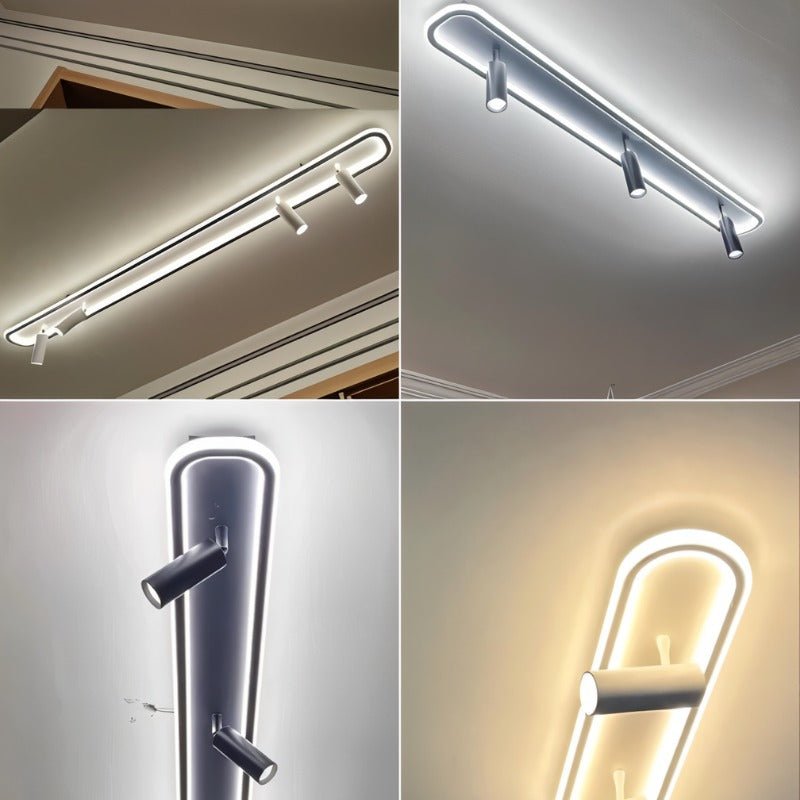 LumaRect Pendant Downlight Minimalist Geometric Ceiling Light For Ambient Lighting