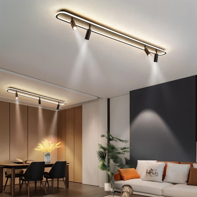 LumaRect Pendant Downlight Minimalist Geometric Ceiling Light For Ambient Lighting