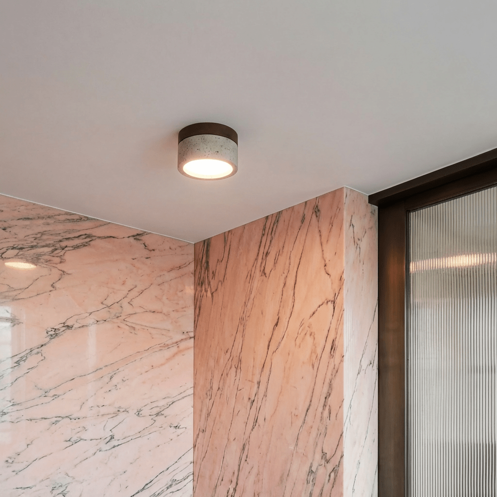 Lampa sufitowa Cylindra z miękkim światłem do korytarzy i sypialni