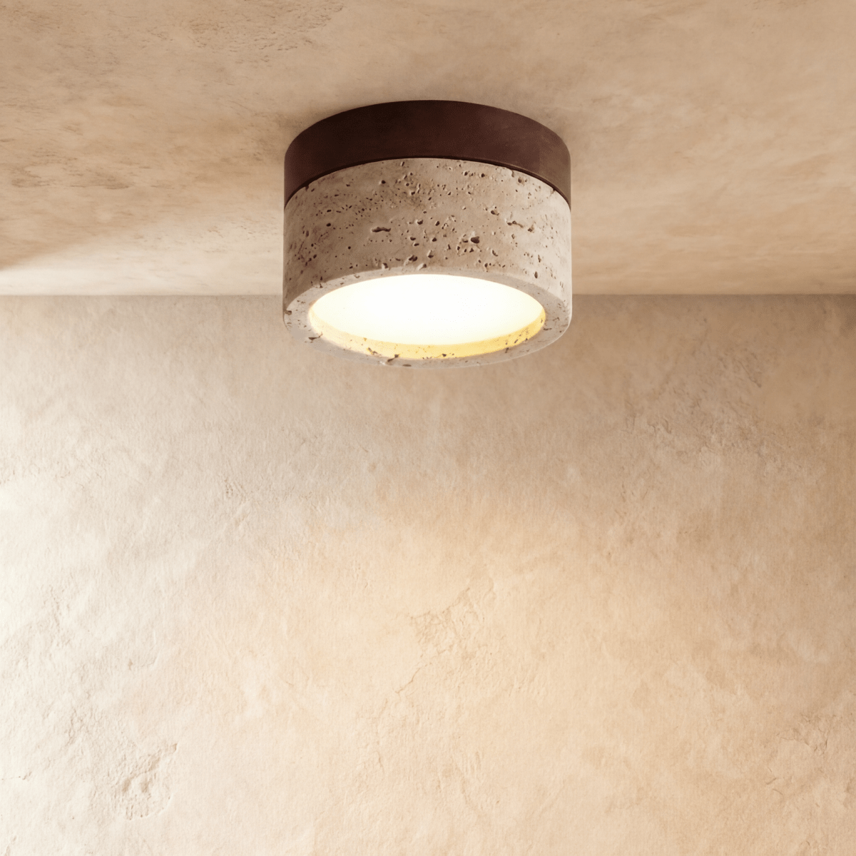 Lampa sufitowa Cylindra z miękkim światłem do korytarzy i sypialni