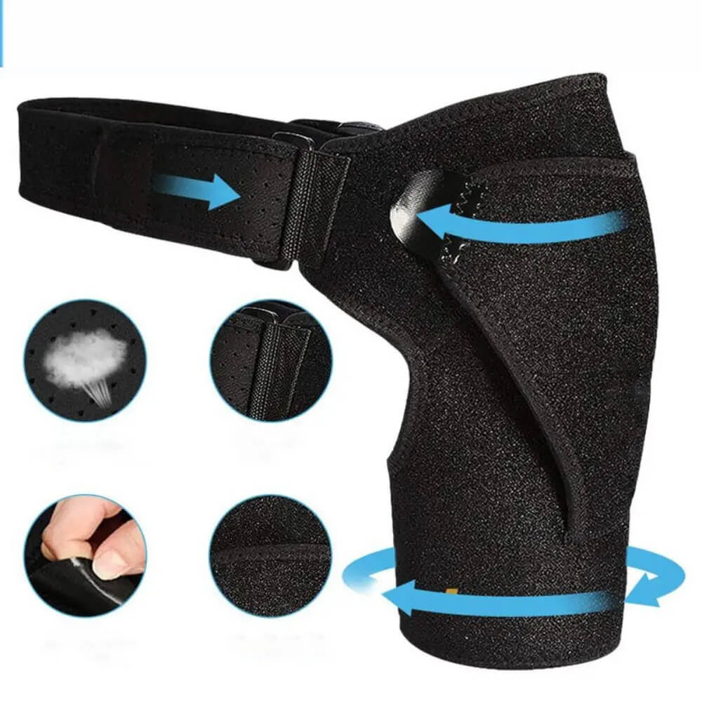 Suporte de Compressão Ajustável para o Ombro ValoraShield