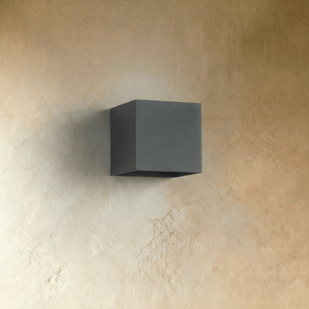 LumaArc Minimalist Wall Lamp With Soft Uplight And Downward Glow