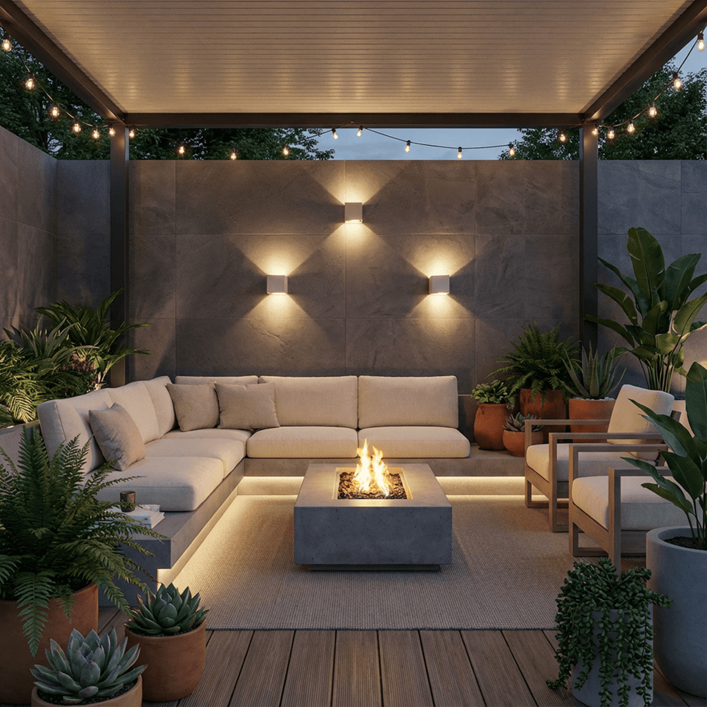 LumaArc Minimalist Wall Lamp With Soft Uplight And Downward Glow