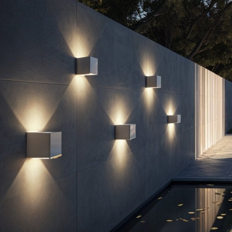 LumaArc Minimalist Wall Lamp With Soft Uplight And Downward Glow