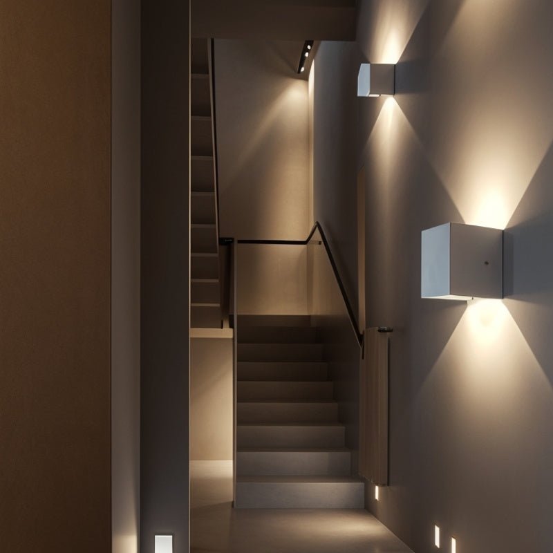 LumaArc Minimalist Wall Lamp With Soft Uplight And Downward Glow