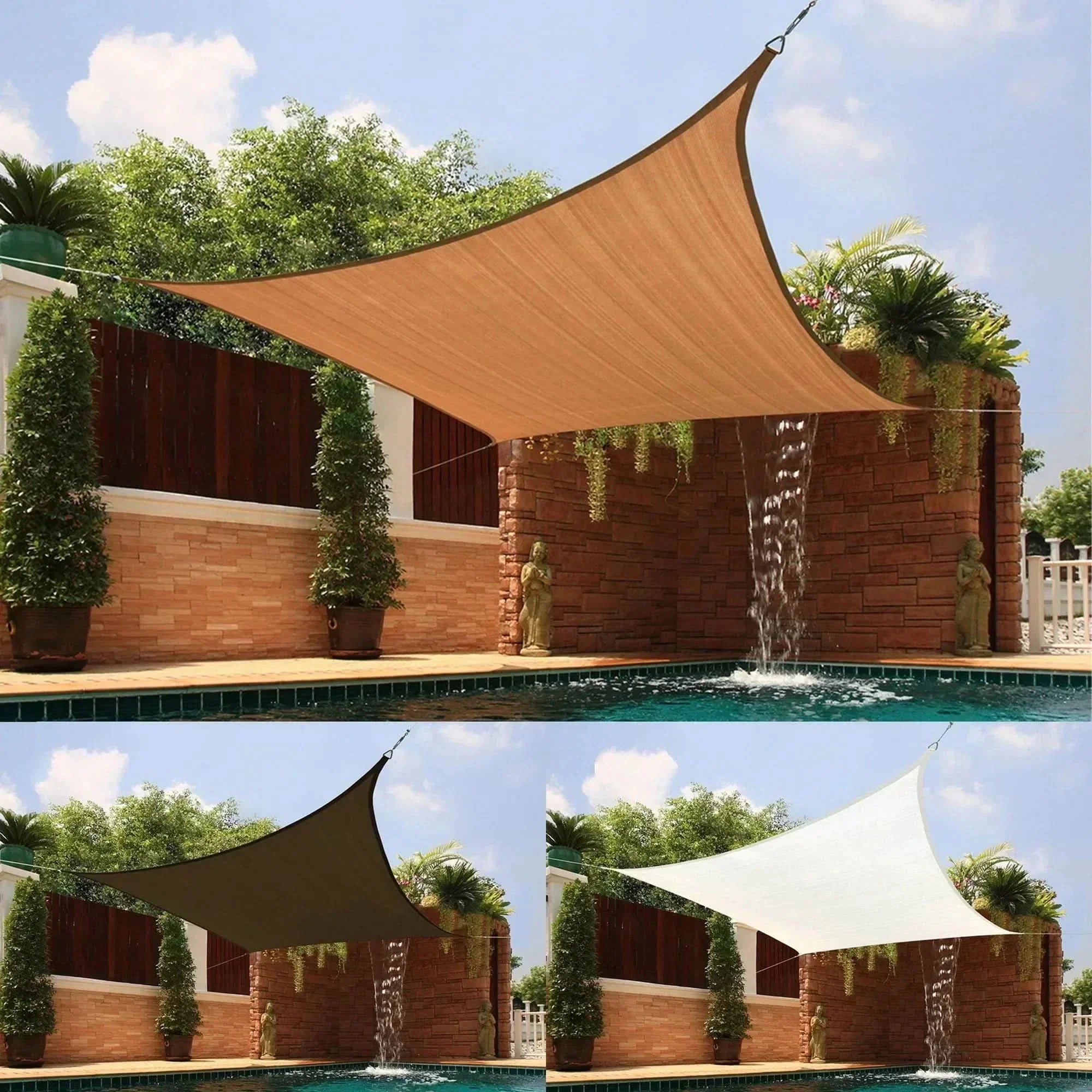 Portable waterproof UV awning - Fioriscas