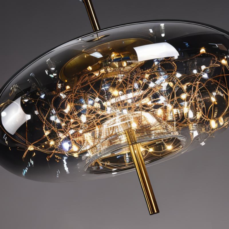 Serpentine Glow Pendant Light For Modern Minimalist Interiors