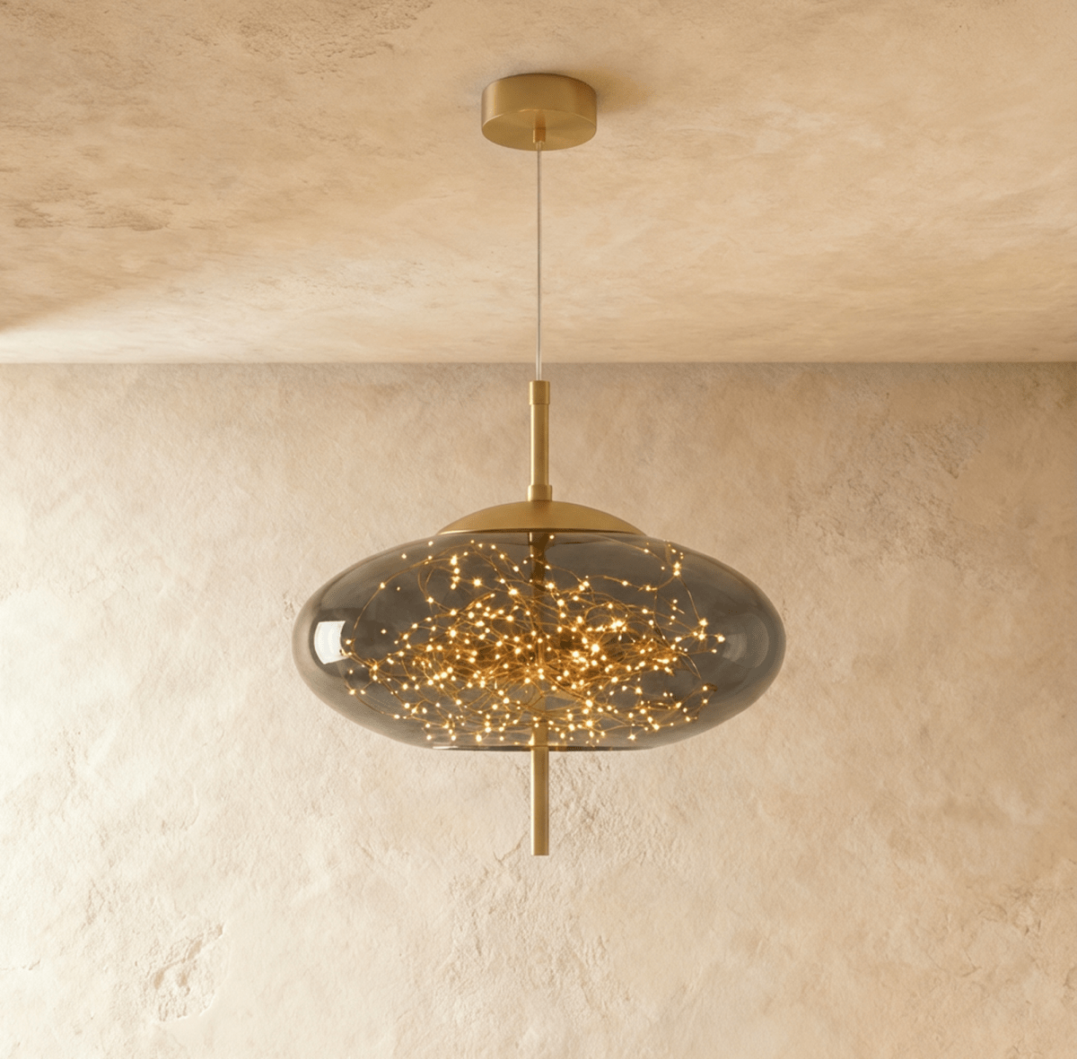 Serpentine Glow Pendant Light For Modern Minimalist Interiors
