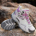 Pantofi de trail Trekaro antiderapanți, cu susținere până la gleznă, în mov, roz sau negru