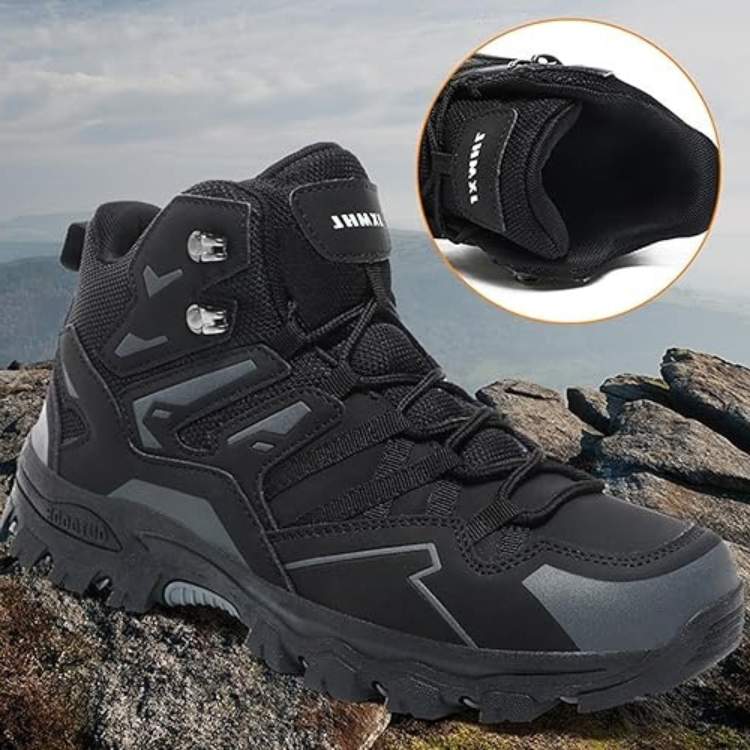 Pantofi de trail Trekaro antiderapanți, cu susținere până la gleznă, în mov, roz sau negru