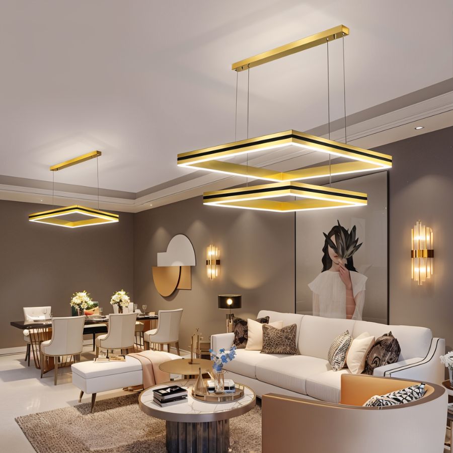 Noir Aura Chandelier for Elegant Diffused Lighting in Black or White