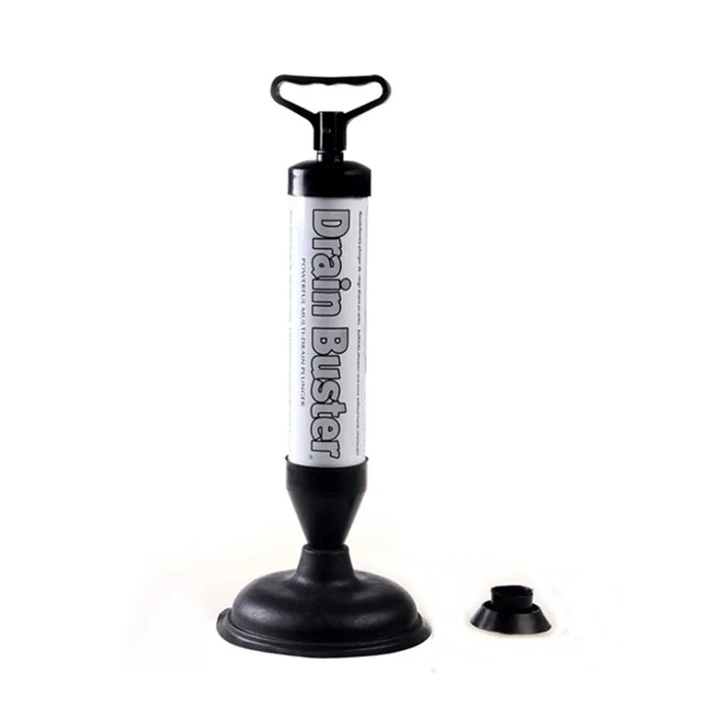 HydraHero Rapid-Action Toilet Plunger & Drain Unblocker Tool
