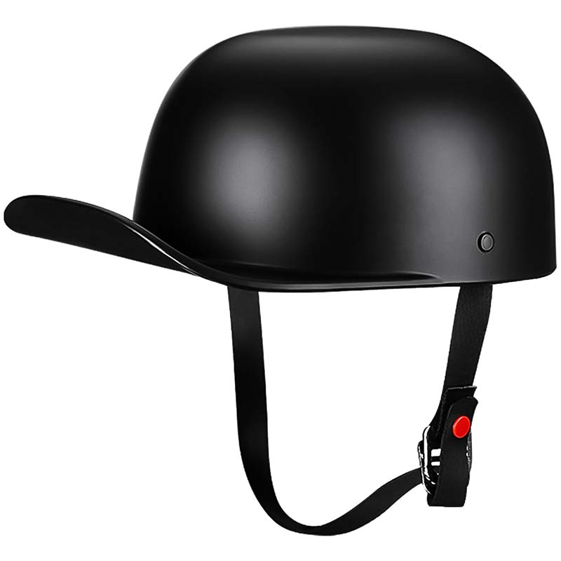 Capacete de mota RoverGuard com design de boné de basebol, certificado pelo DOT