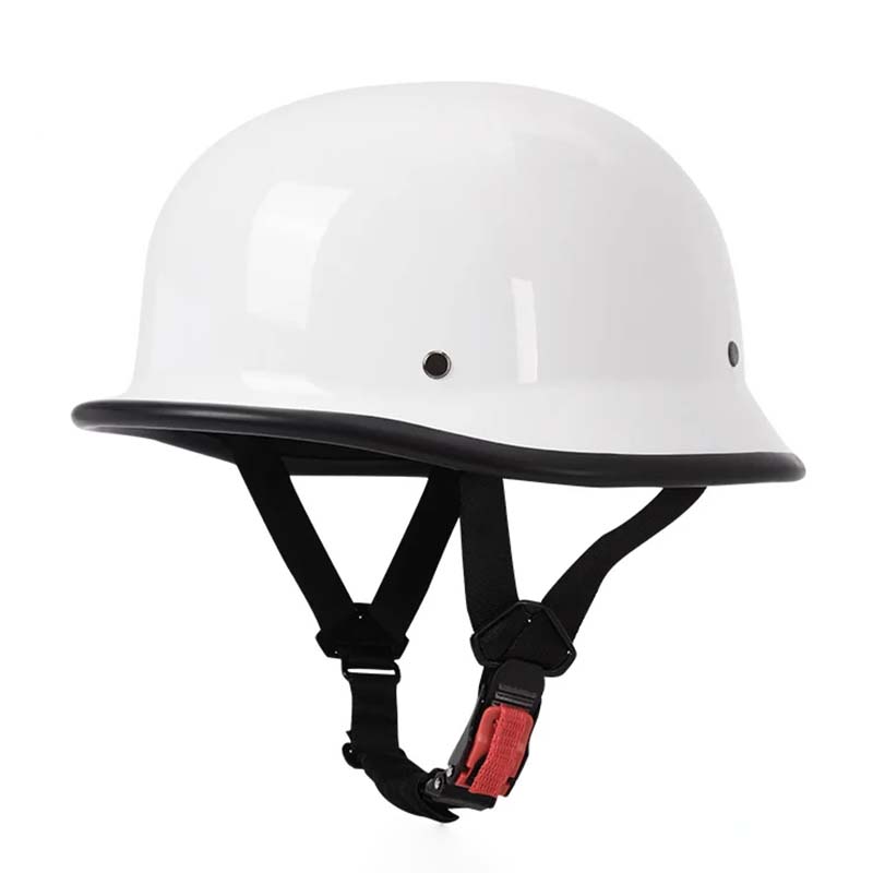 Avalor Retro Half-Face Motorcycle Helmet, ABS Shell, DOT & ECE Certified