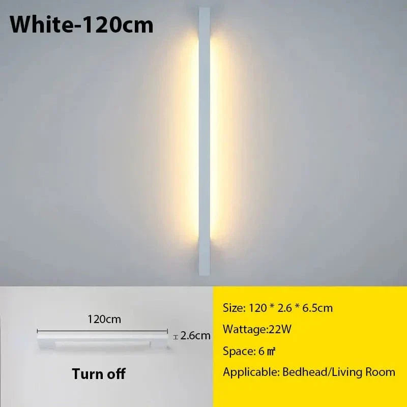 Applique LED sottile, Nexora, luminosità dimmerabile e colore regolabile