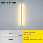 Applique LED sottile, Nexora, luminosità dimmerabile e colore regolabile