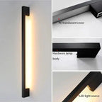 Applique LED sottile, Nexora, luminosità dimmerabile e colore regolabile