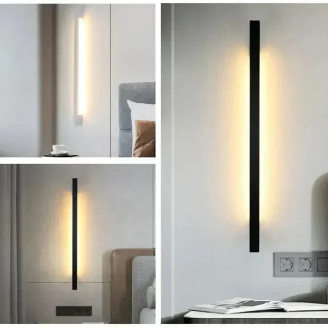 Applique LED sottile, Nexora, luminosità dimmerabile e colore regolabile