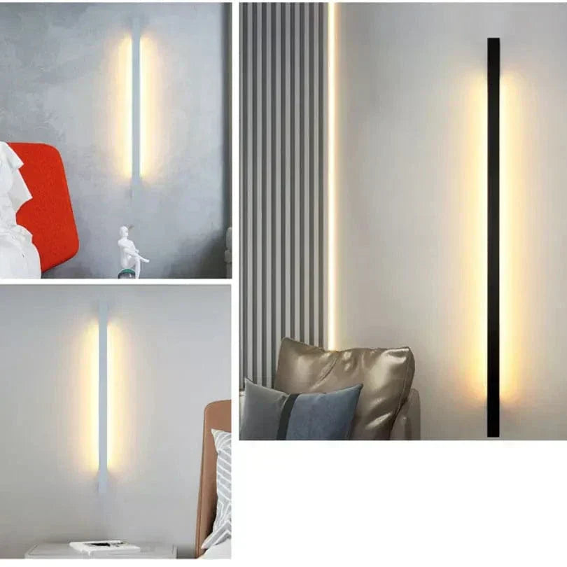 Applique LED sottile, Nexora, luminosità dimmerabile e colore regolabile