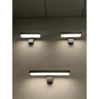 Applique murale extérieure Auron à tête orientable, étanchéité IP65, capteur de mouvement PIR