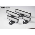 Applique murale extérieure Auron à tête orientable, étanchéité IP65, capteur de mouvement PIR