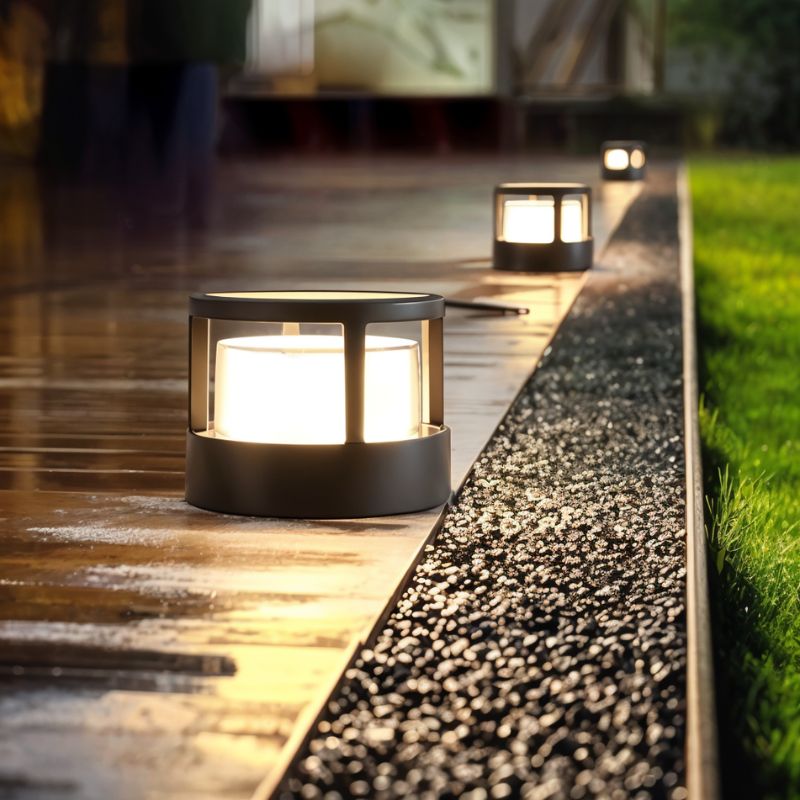 Verdant Glow Outdoor Lantern Weatherproof Aluminum And Polycarbonate