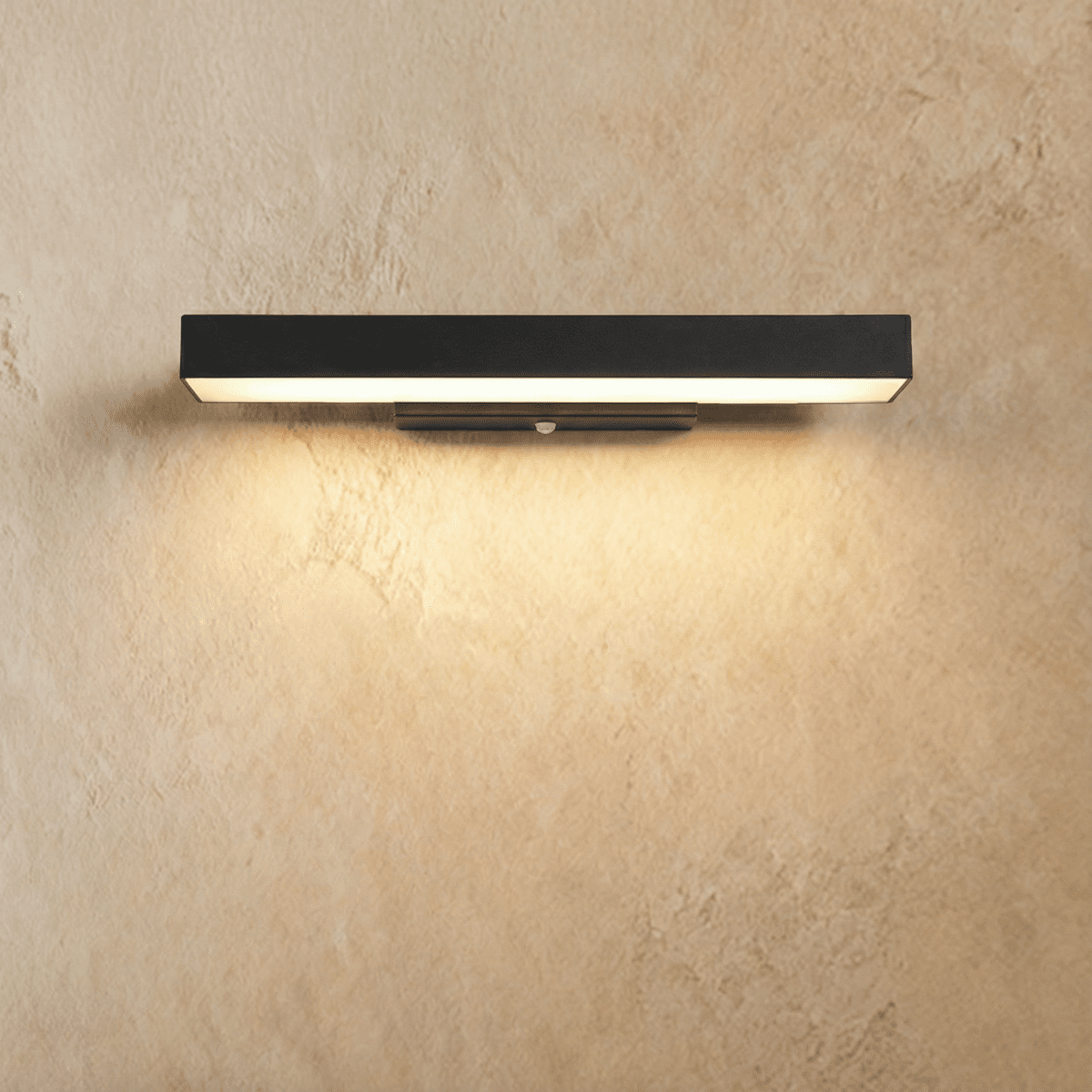 Lumencrest Pro Outdoor Wall Light With Sensor IP54 Aluminum
