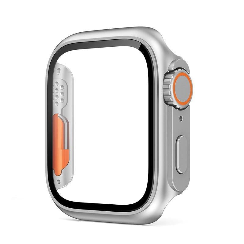 Custodia Bumper per Apple Watch, Protezione Schermo in Vetro Temperato, Stile Ultra Elegante
