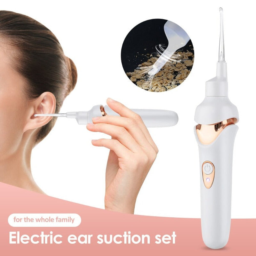 QuietEar Ear Wax Removal Tool With Gentle Vacuum Suction & LED