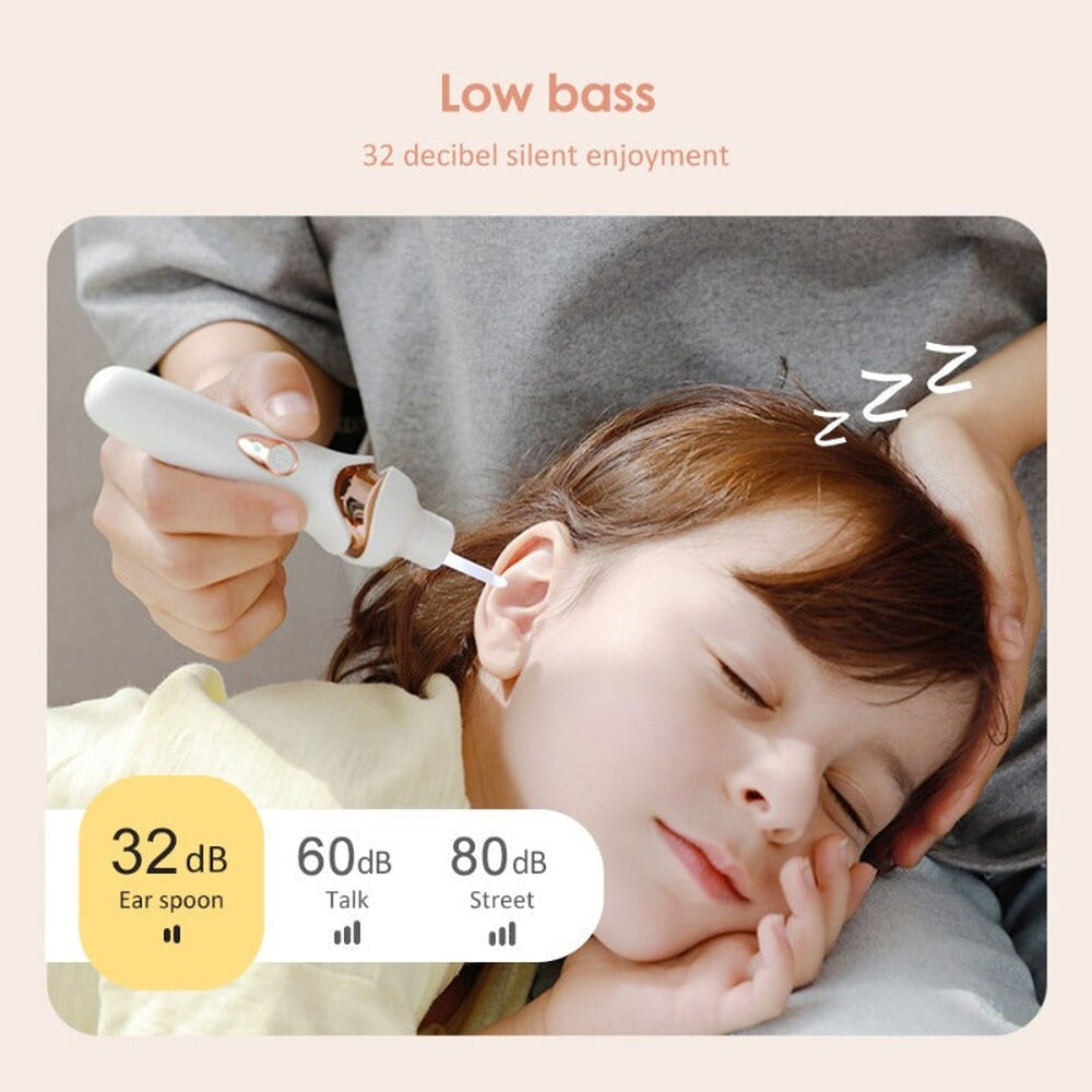 QuietEar Ear Wax Removal Tool With Gentle Vacuum Suction & LED