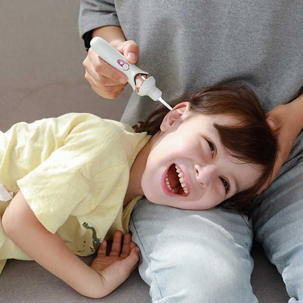 QuietEar Ear Wax Removal Tool With Gentle Vacuum Suction & LED
