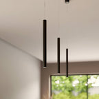 Minimalistické hliníkové závěsné svítidlo AeroLume, teplé LED světlo 2700 K