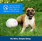 NovaPaw Wireless Waterproof Dog Fence Collar With Adjustable Boundary