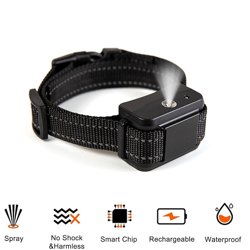 Citronella Spray Collar for Dogs, BarkEase Gentle Bark Correction With Refill