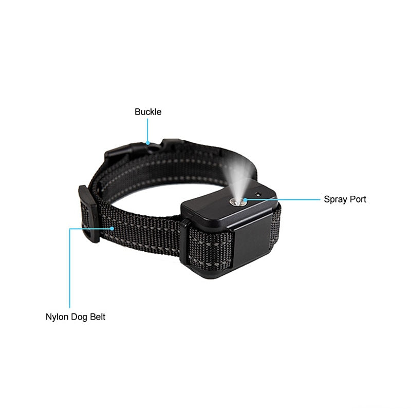 Citronella Spray Collar for Dogs, BarkEase Gentle Bark Correction With Refill