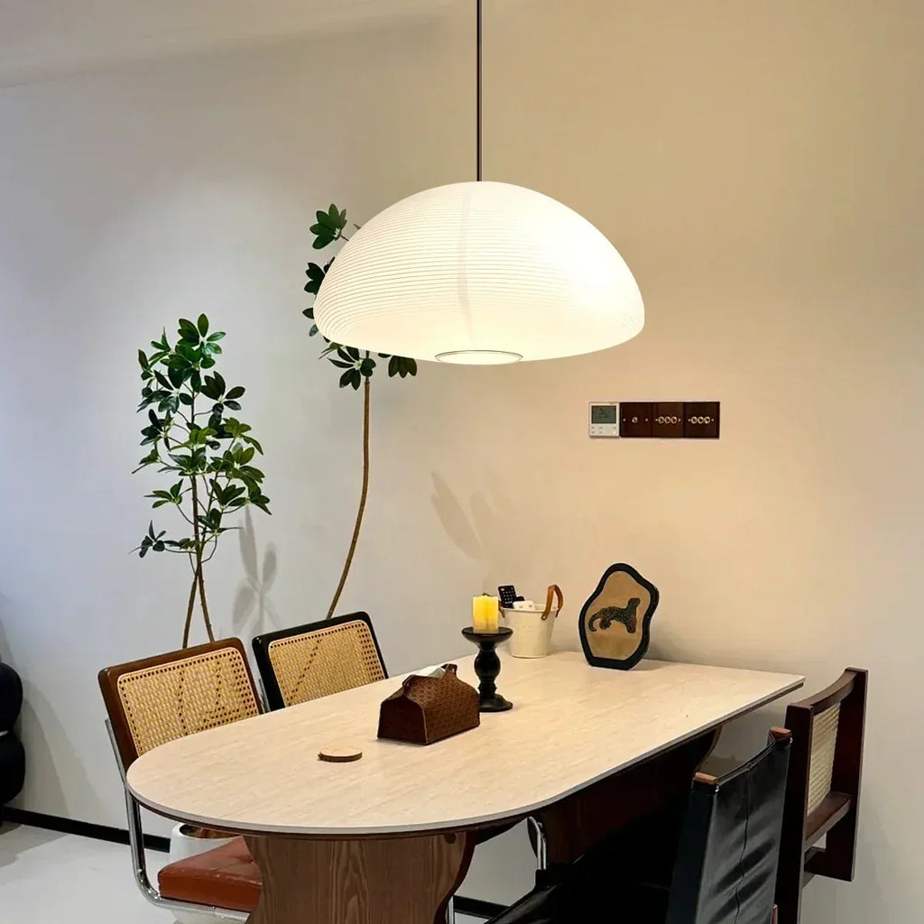 Washi Mulberry Paper Lantern Pendant Light For Bedroom