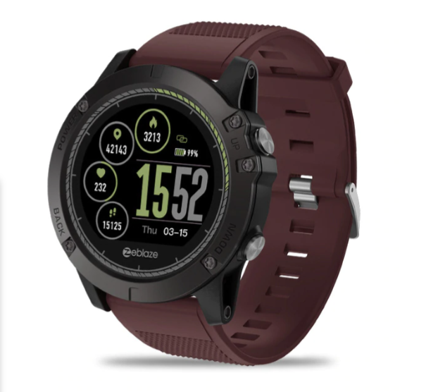 Odolné outdoorové chytré hodinky RidgeTech, odolné proti vodě a prachu, se sledováním srdečního tepu