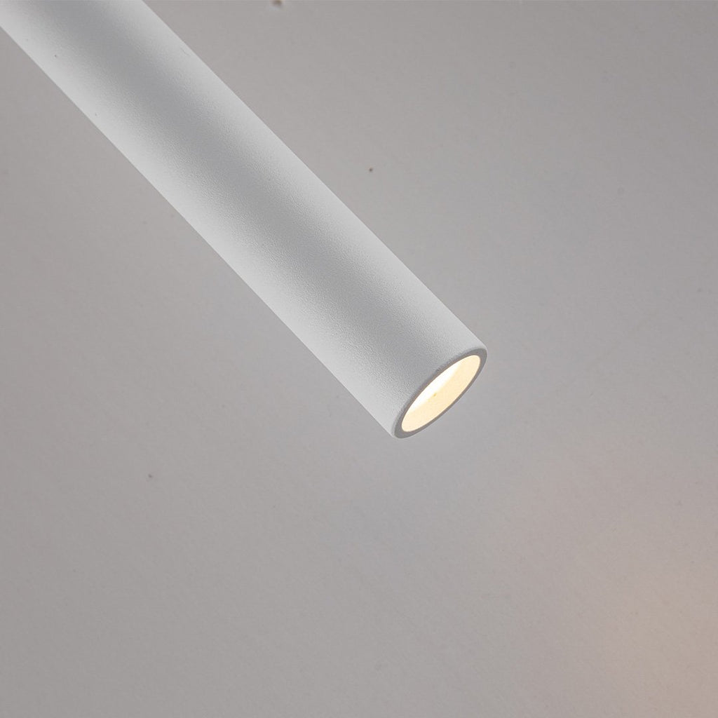 Minimalistické hliníkové závěsné svítidlo AeroLume, teplé LED světlo 2700 K
