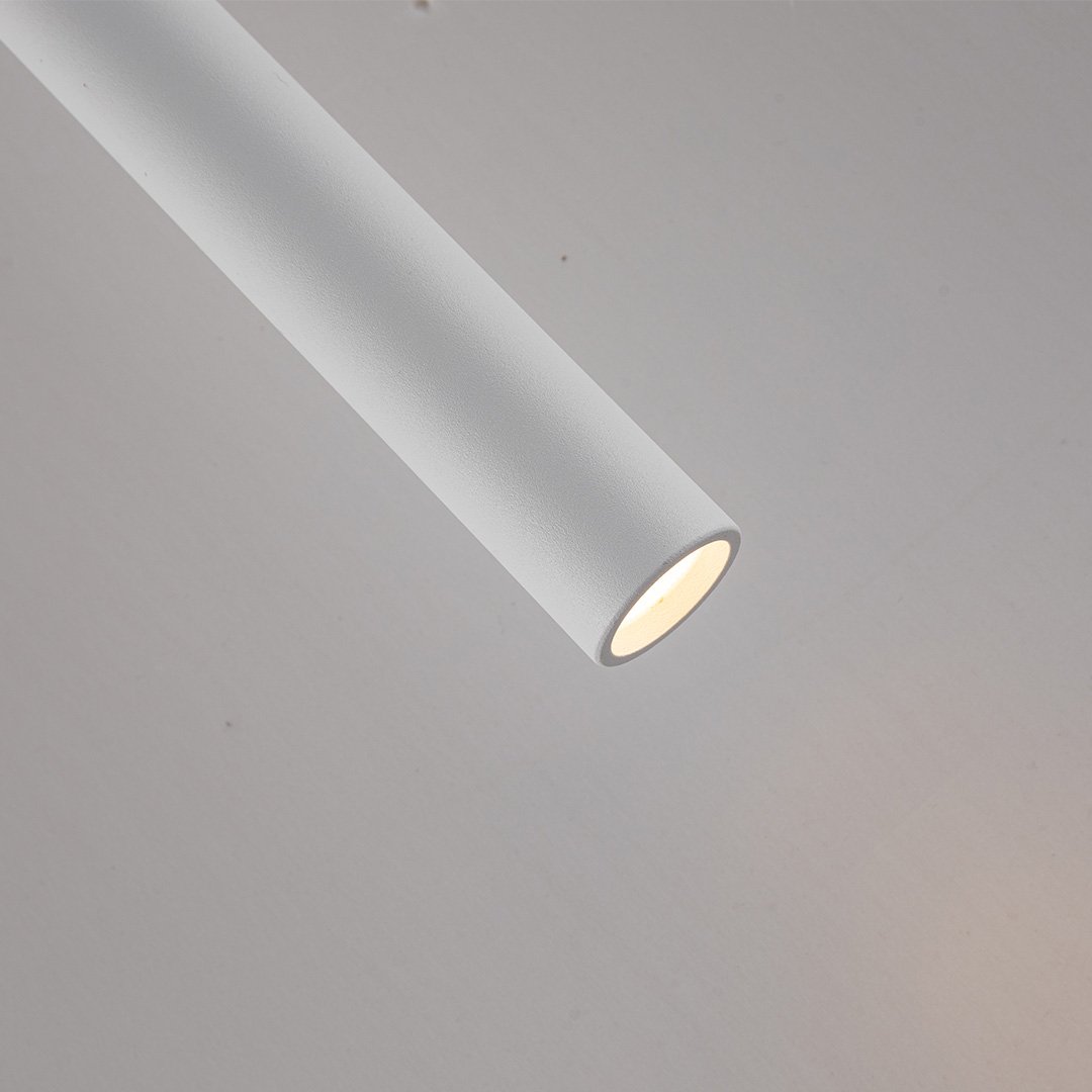 Minimalistické hliníkové závěsné svítidlo AeroLume, teplé LED světlo 2700 K