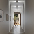 LumenAura Orbit 360° Rotating LED Wall Light For Outdoors