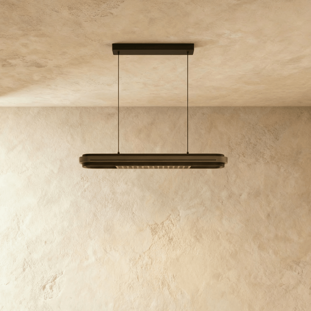 AeroLux Linear LED Pendant Light With Minimalist Metal Frame